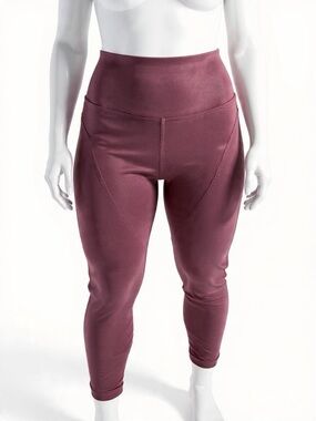 High-Waist Leggings in Plum - Women-A18